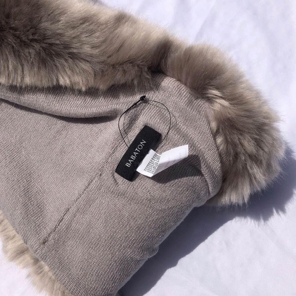 Babaton Vegan Fur Infinity Scarf - Picture 3 of 3